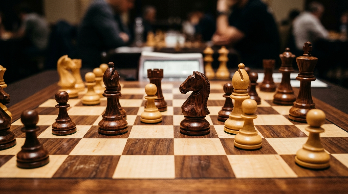 Masterclass tournament chess tactics and opening battle